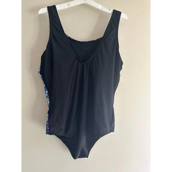 Swimsuits For All Women’s High Neck Swimsuit size 26 - Picture 2 of 8